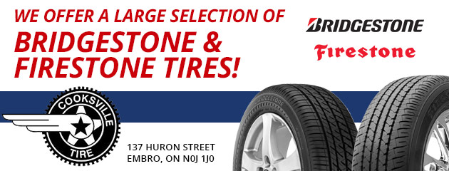 We offer a large selection of Bridgestone/Firestone Tires!