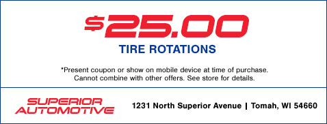 Tire Rotation Special
