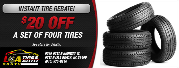 $20 Off a Set of Four Tires