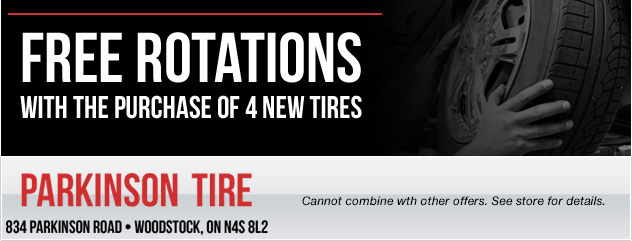 Free Rotations with the Purchase of 4 New Tires