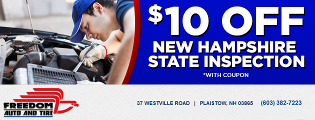 $10 off New Hampshire State Inspection Special