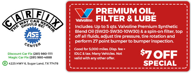 Coupons Promotions Valvoline