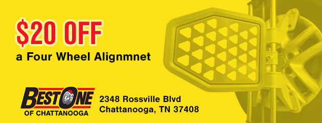 $20 Off a Four Wheel Alignment