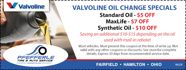 Oil Change Special