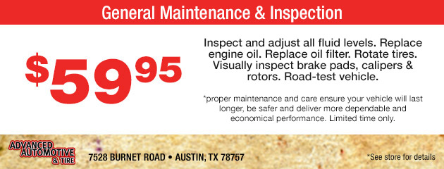 General Maintenance & Inspection Special