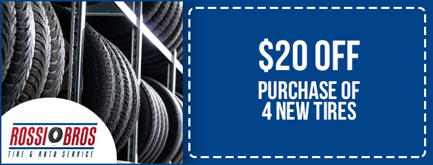 $20 Off Purchase of 4 New Tires