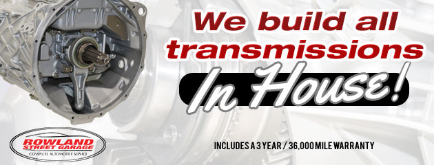 We build all transmissions in house!