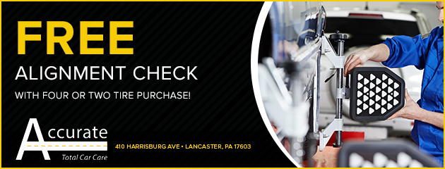 Free Alignment Check with Four or Two Tire Purchase!