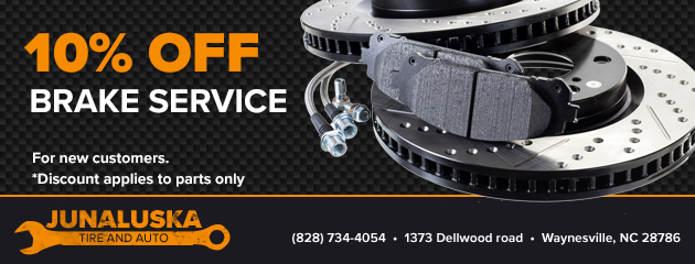 10% off brake service for new customers