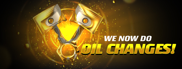 We Now Offer Oil Changes!