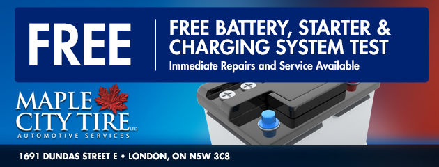 Free Battery, Starter & Charging System Test