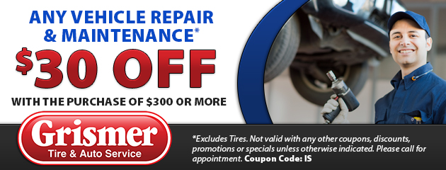 $30 off Any Vehicle Repair and Maintenance