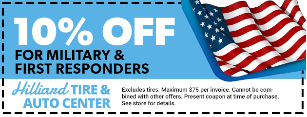 10% Off for Military and First Responder