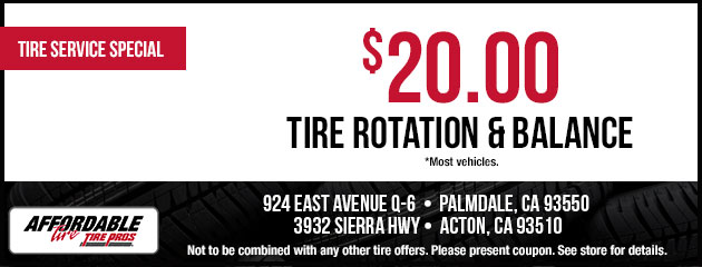 tire rotation and balance coupon