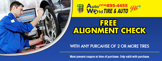 Free Alignment Check with Purchase of 2 Tires