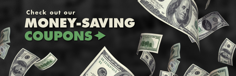Check out our money-saving coupons