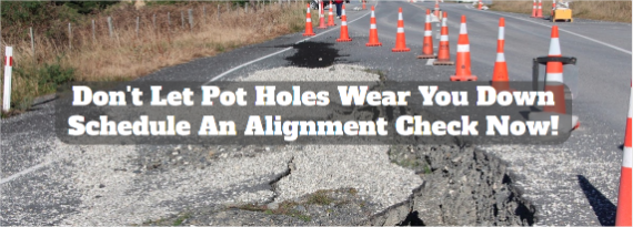 Don’t let Potholes Wear you down