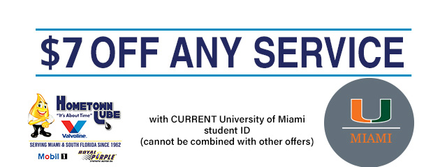 Service for University of Miami Students