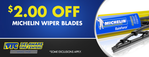 $2.00 Off Michelin® Wiper Blades