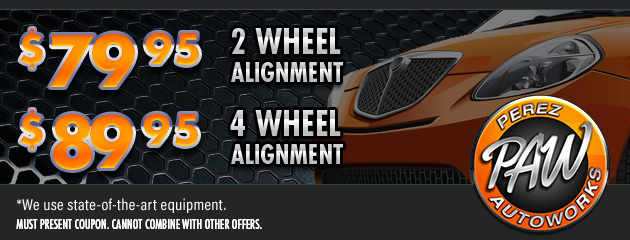 Wheel Alignment Specials