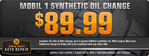 Mobile 1 Synthetic Oil Change Special