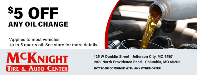 $5 Off Any Oil Change 
