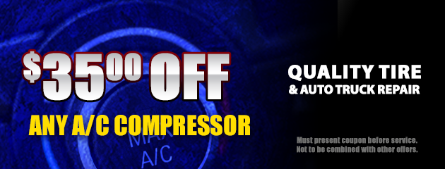 Blue - $35.00 Off A/C Compressor