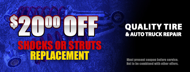 Blue - Shocks and Struts Coupon