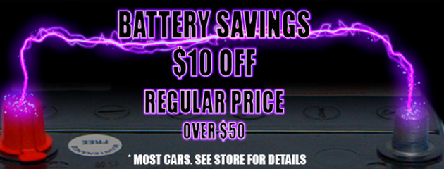 Battery $10 Off 5/1/2023 – 06/30/2023 1*