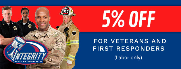  Veterans and First Responders Discount
