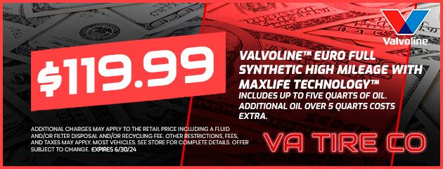 $119.99 Valvoline Euro Full Synthetic High Mileage