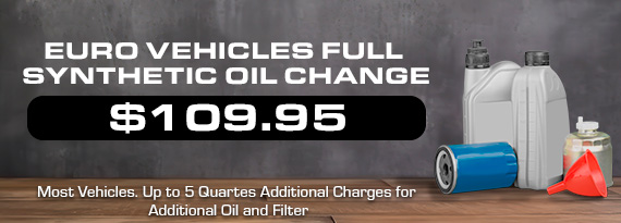 Euro Vehicles Full Synthetic Oil Change