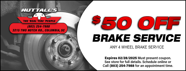 $50 Off Brake Service