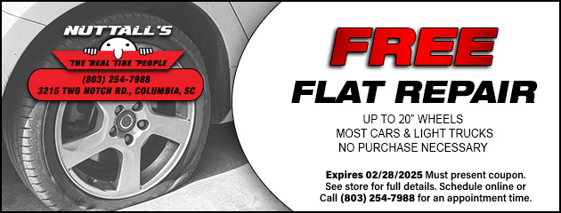 Free Flat Repair Special