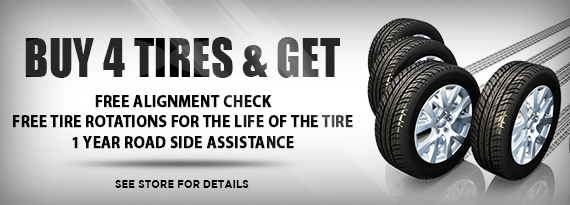 But 4 Tires and Get Free Alignment 