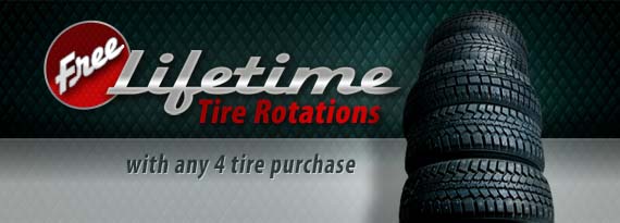 Free Lifetime Tire Rotations