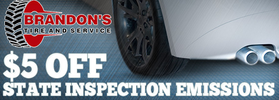 $5 OFF State Inspection Emissions