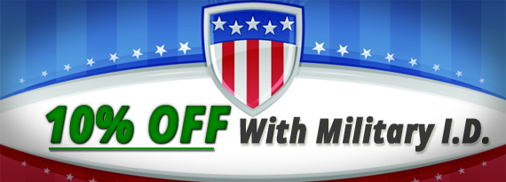 10% Off with Military ID