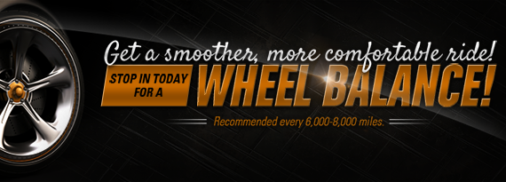 Stop in Today for a Wheel Balance