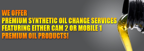 We Offer Premium Synthetic Oil Change