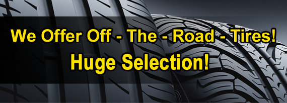We Offer Off-The-Road-Tires