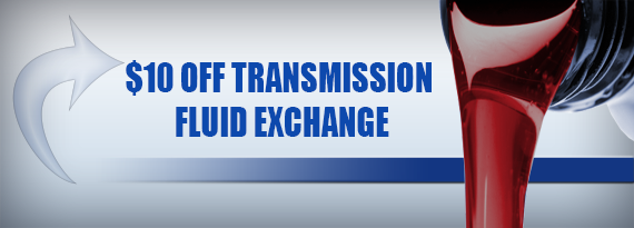 $10 Off Transmission Fluid Exchange