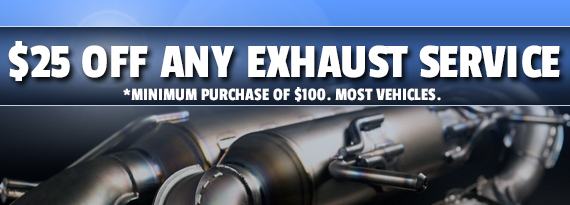 $25 off Any Exhaust Service