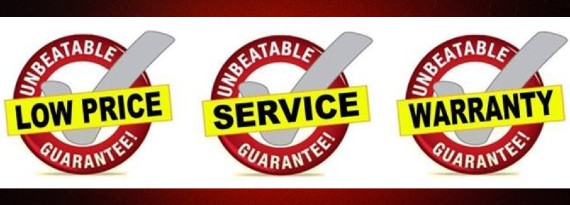 Unbeatable Service, Price & Warranty