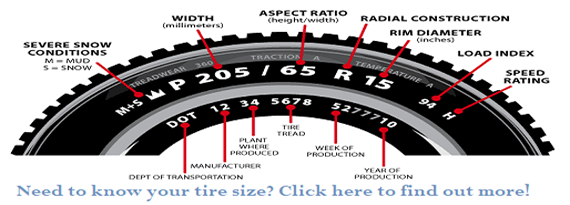Need help finding the correct tire size?