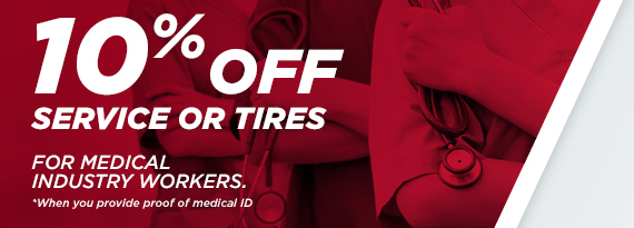 10% off Service or Tires