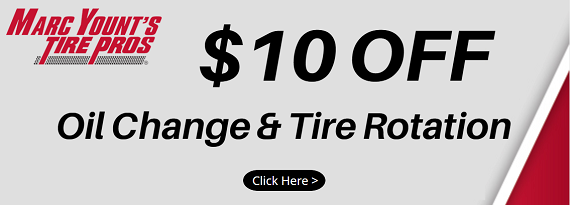 $10 off Oil Change & Tire Rotation