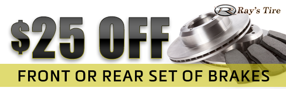 $25 Off Front or Rear Set of Brakes