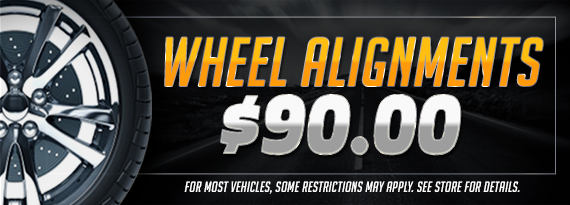 Wheel Alignments $90.00