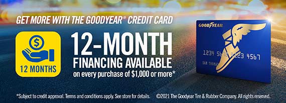 Goodyear Credit Card - 12 Month